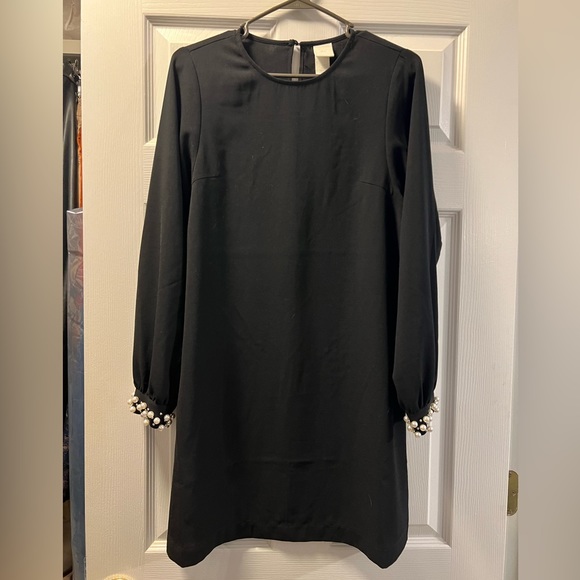 H&M Pearl Trim Shift Dress - Picture 3 of 6